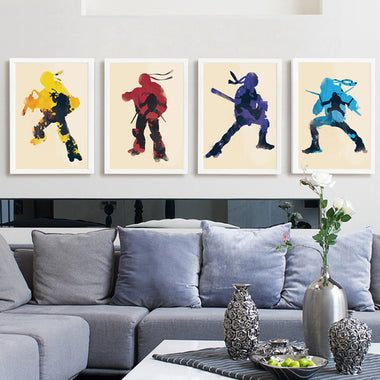 Teenage Mutant Ninja Turtle Art Canvas