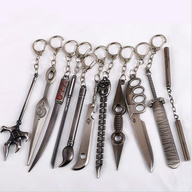 Ninja Titanium Metal Keychain